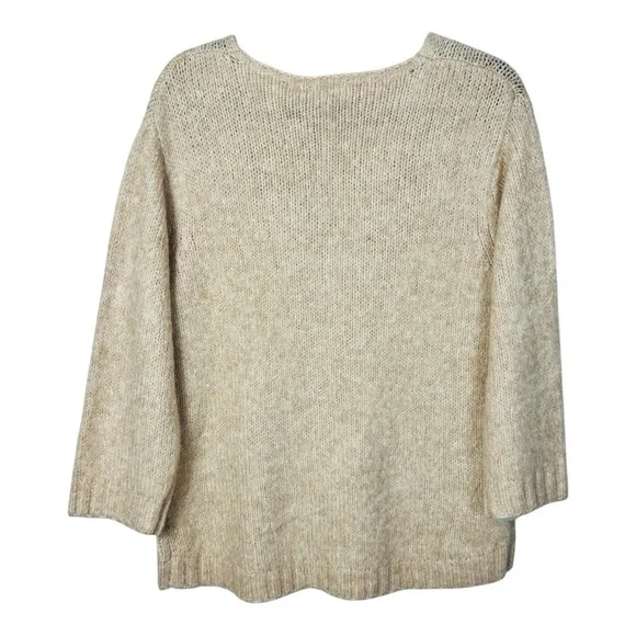 Kaffe KAalioma Smoke Gray Pullover sweater Wool Blend women size M - Picture 7 of 15